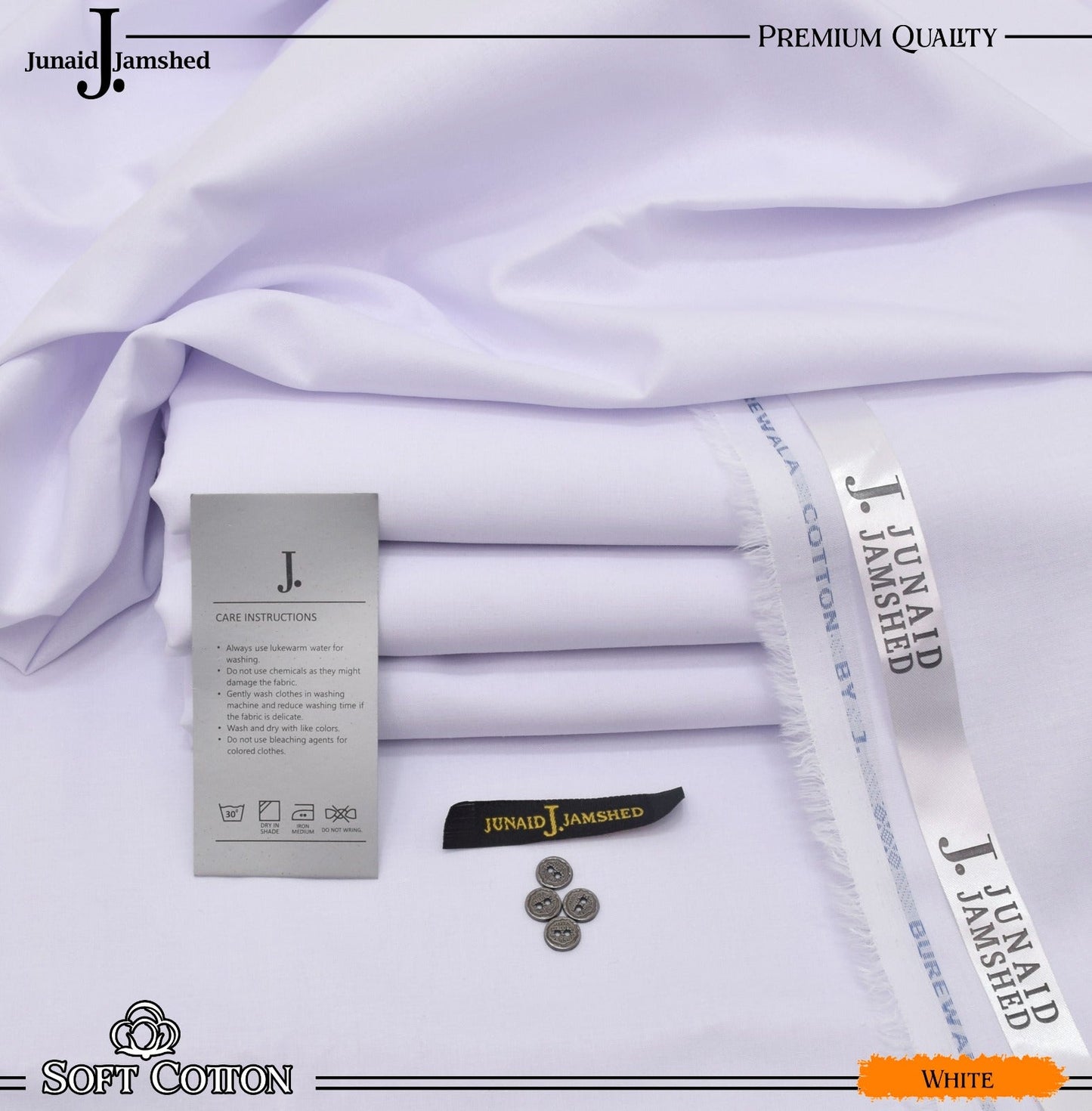 J. SOFT COTTON + SAPPHIRE MAN (Self Rod Cotton in semi stiff finish) BOX PACKING