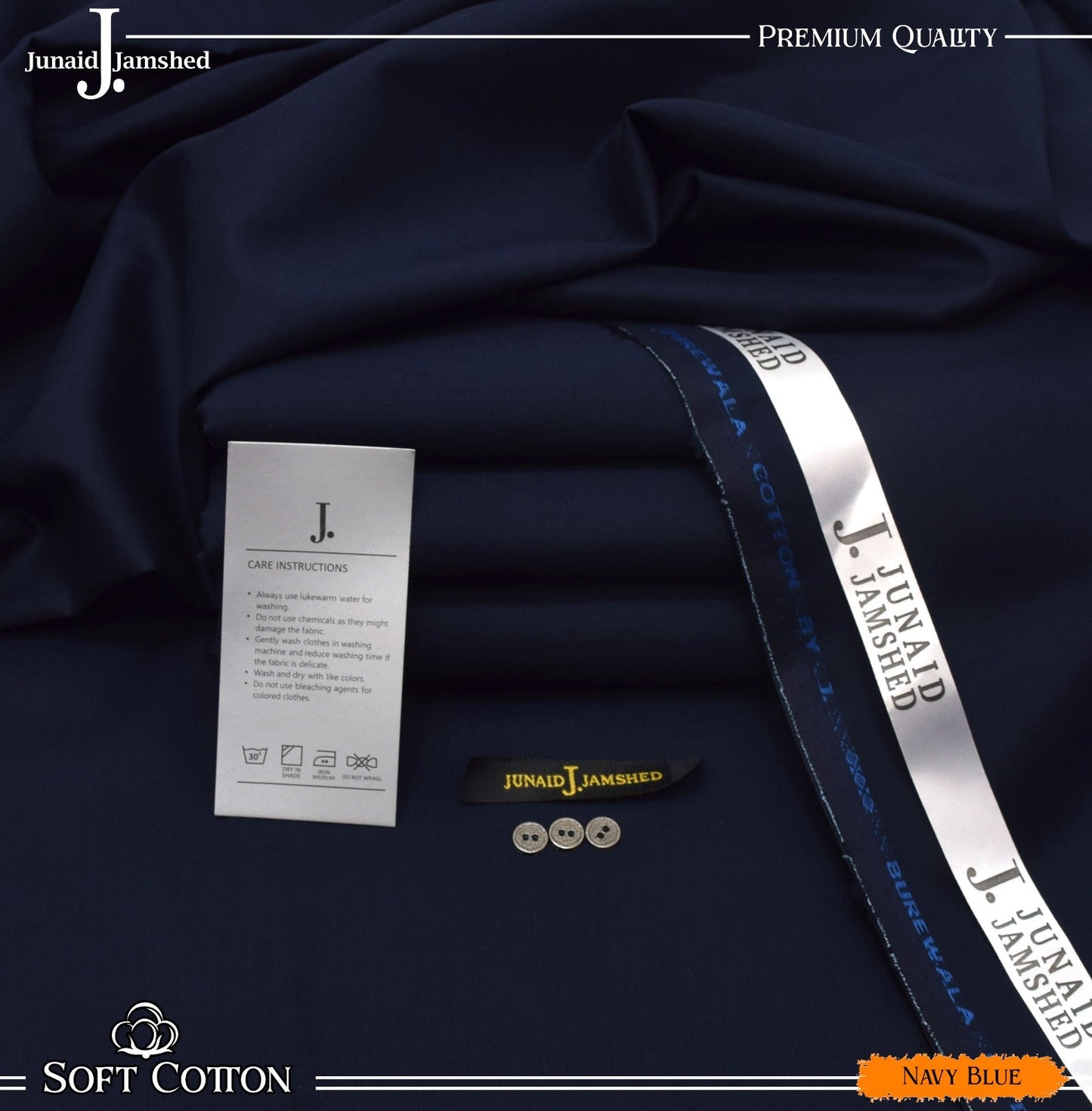 J. SOFT COTTON + SAPPHIRE MAN (Self Rod Cotton in semi stiff finish) BOX PACKING