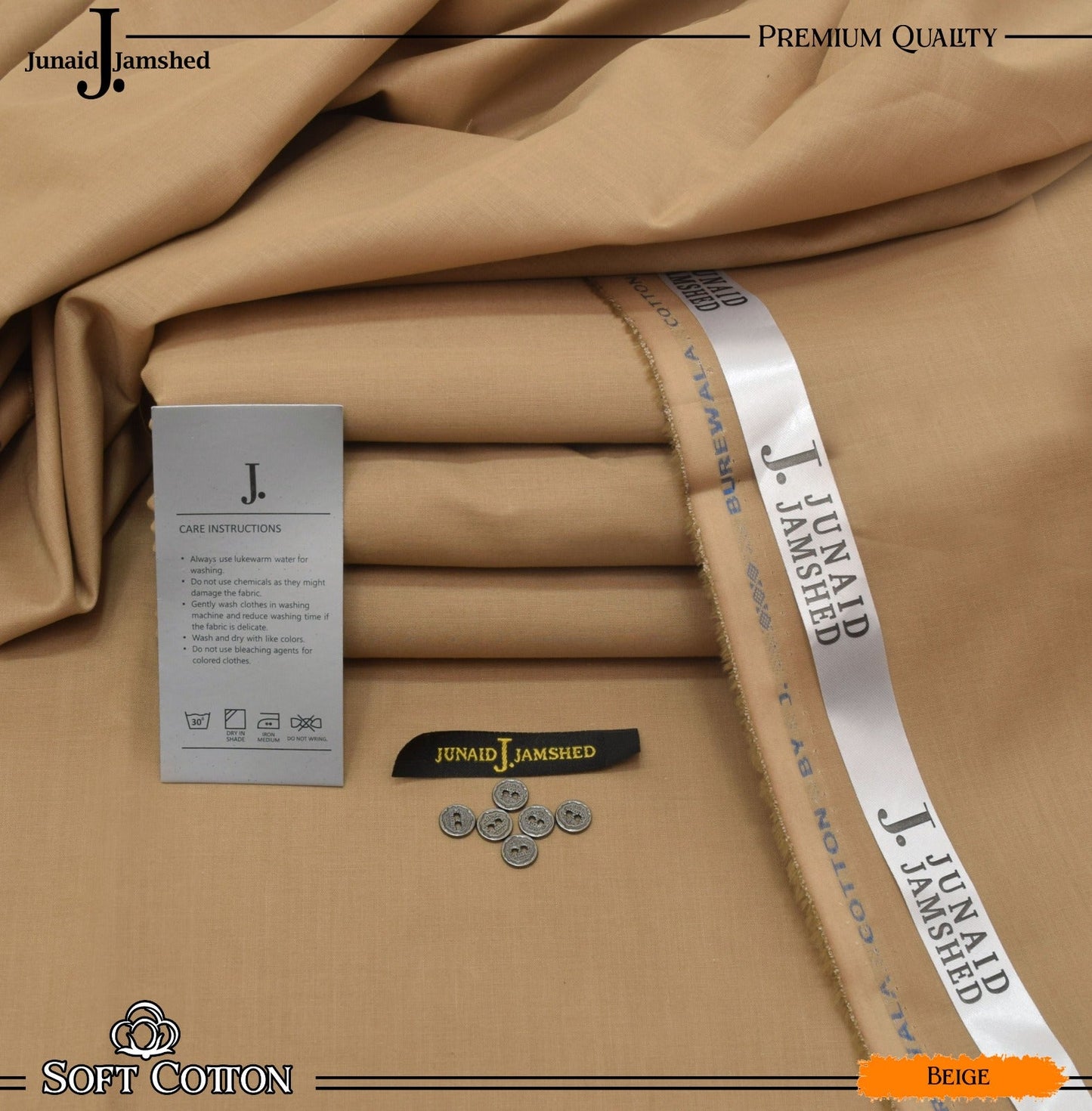 J. SOFT COTTON + SAPPHIRE MAN (Self Rod Cotton in semi stiff finish) BOX PACKING