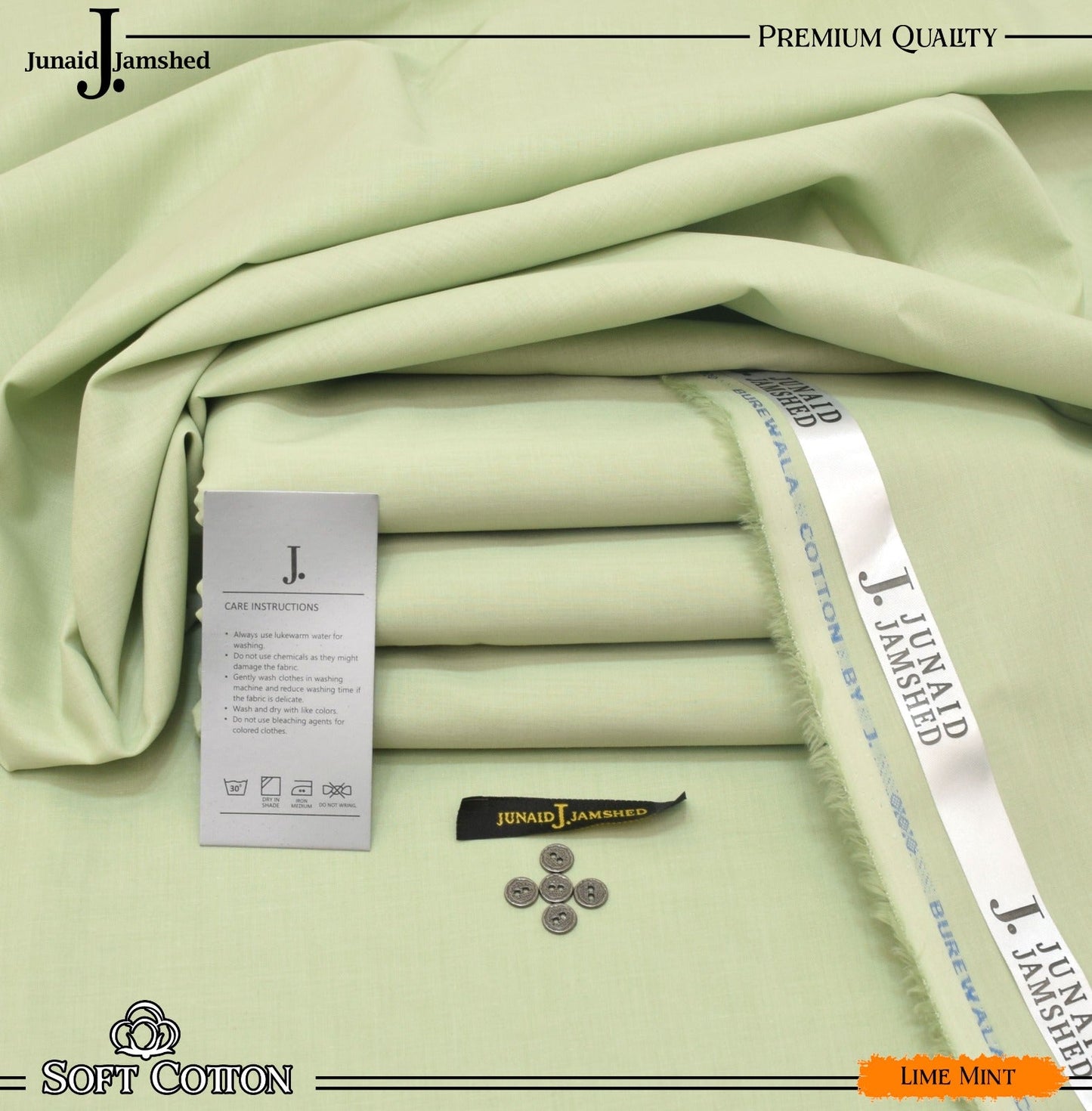 J. SOFT COTTON + SAPPHIRE MAN (Self Rod Cotton in semi stiff finish) BOX PACKING