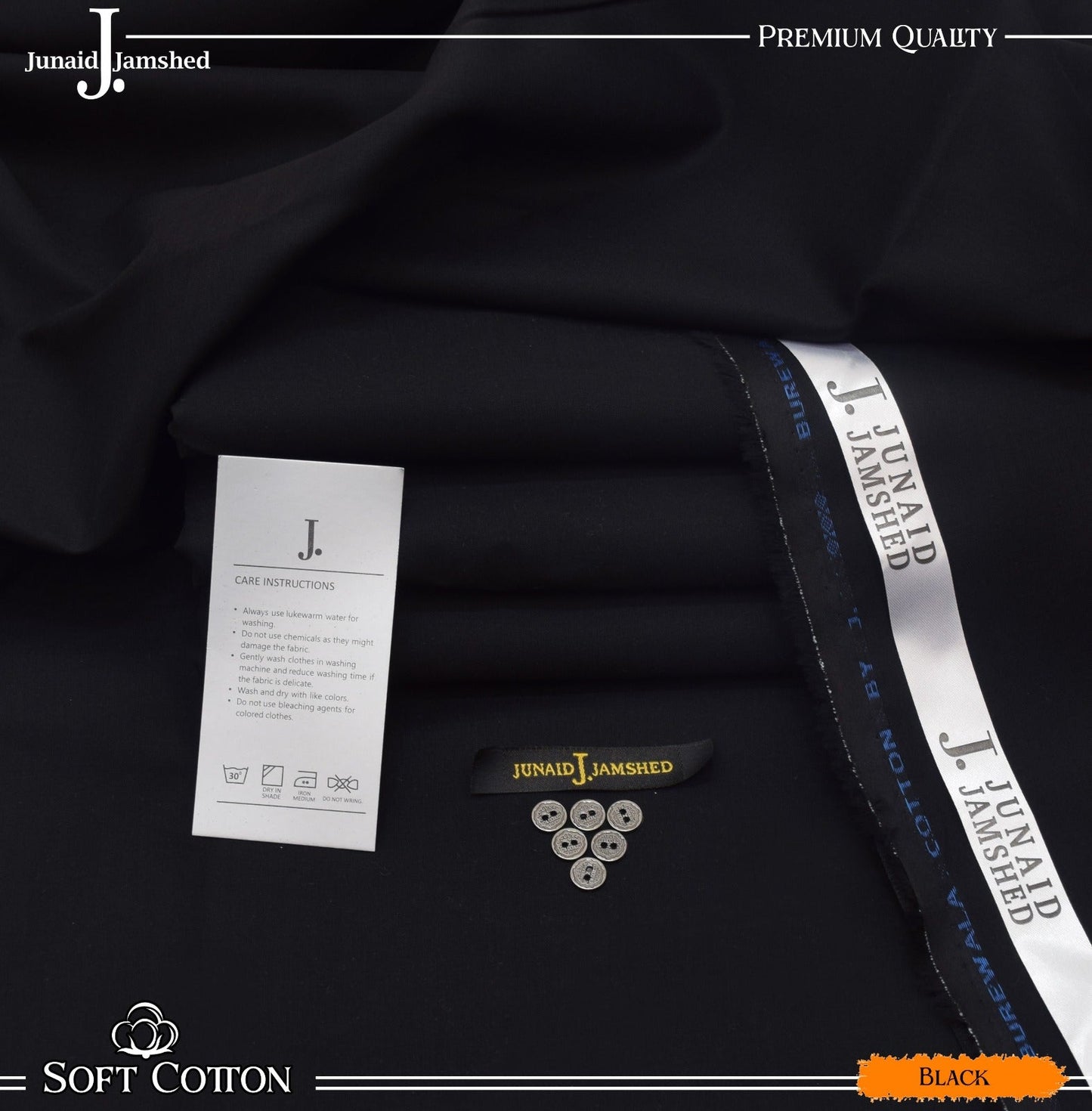 J. SOFT COTTON + SAPPHIRE MAN (Self Rod Cotton in semi stiff finish) BOX PACKING