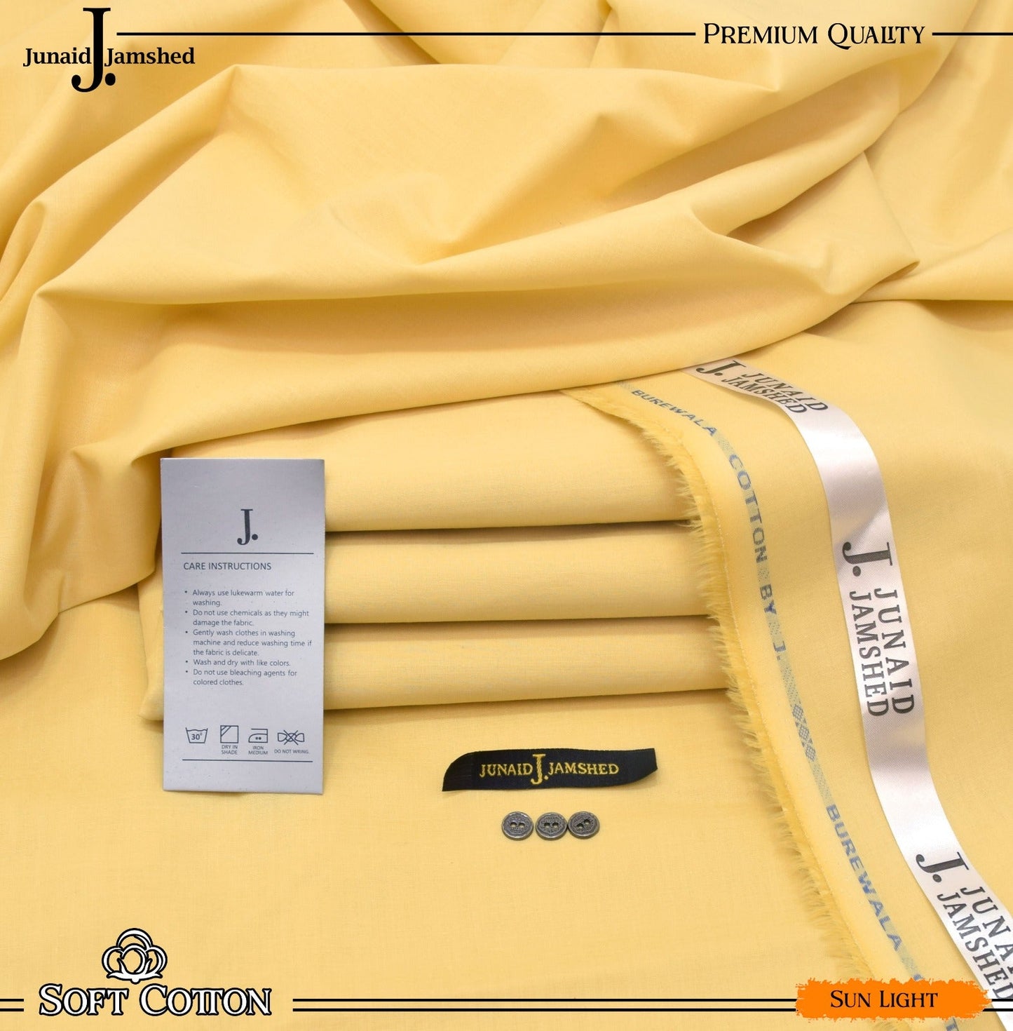 J. SOFT COTTON + SAPPHIRE MAN (Self Rod Cotton in semi stiff finish) BOX PACKING